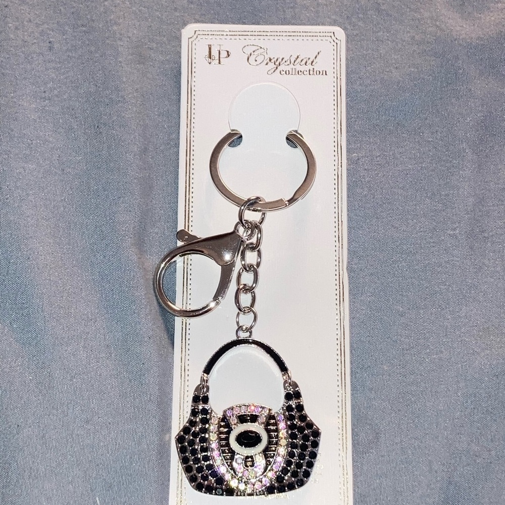 Black and Silver Keychain